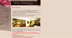 Desktop Screenshot of hotelprimarosa.it