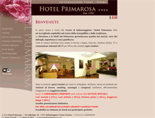 Tablet Screenshot of hotelprimarosa.it